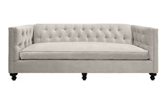 Andrew Tufted Back Cream Sofa