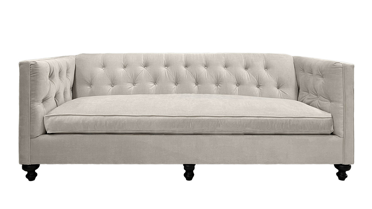 Andrew Tufted Back Cream Sofa