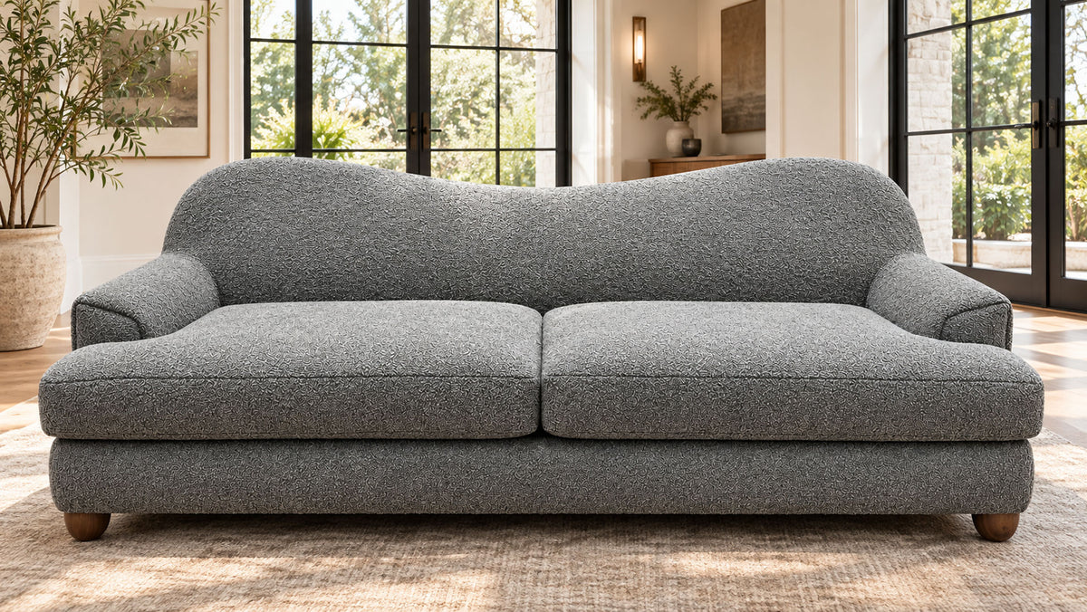 Malta Aspen Charcoal Sofa | Gallery Furniture
