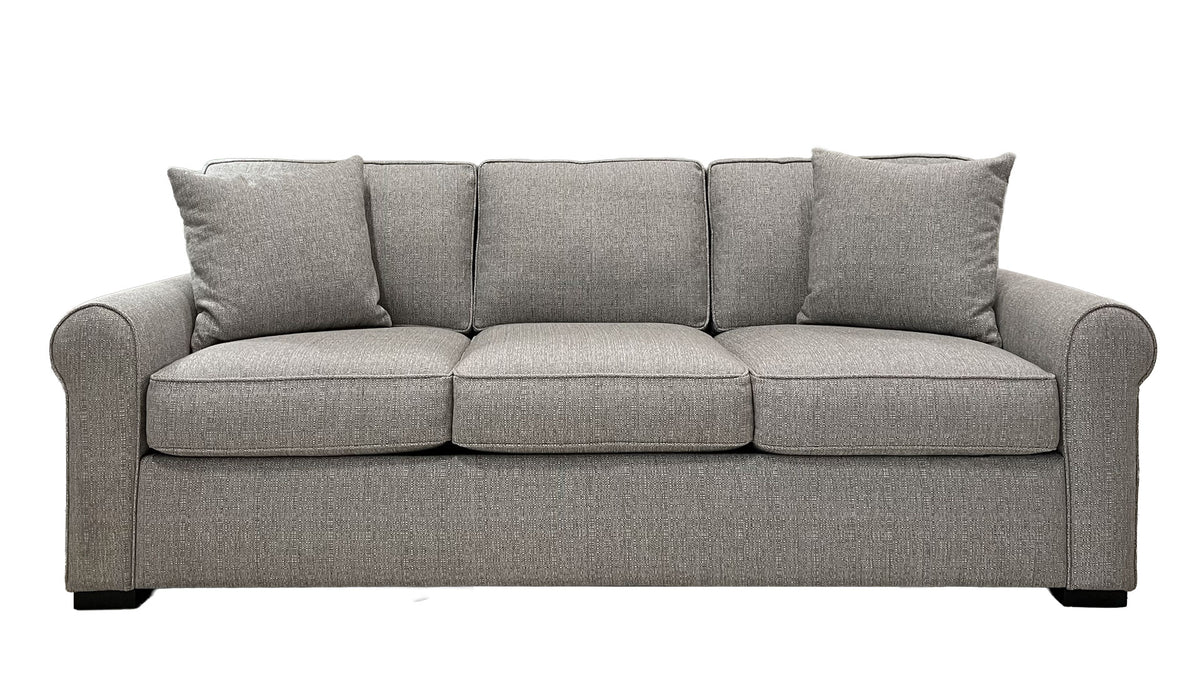 Graystone Sofa with Decorative Pillows