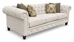 Cloud Nine Canvas Tufted Sofa with Performance Fabric | Gallery Furniture