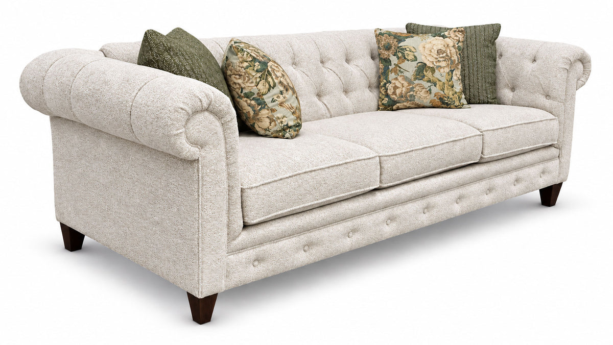 Cloud Nine Canvas Tufted Sofa with Performance Fabric | Gallery Furniture