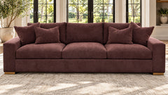 Te Trk Wide Frizzle Plum Grand Sofa | Gallery Furniture