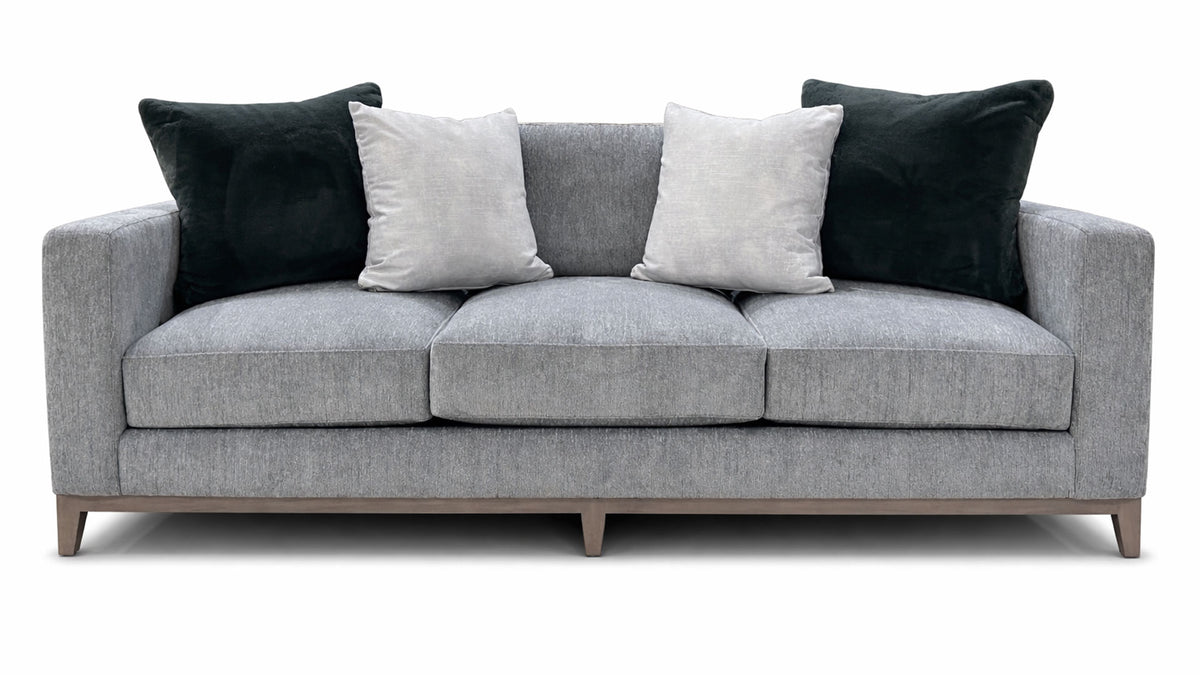 Noel Grey Sofa by Bernhardt Furniture | Gallery Furniture