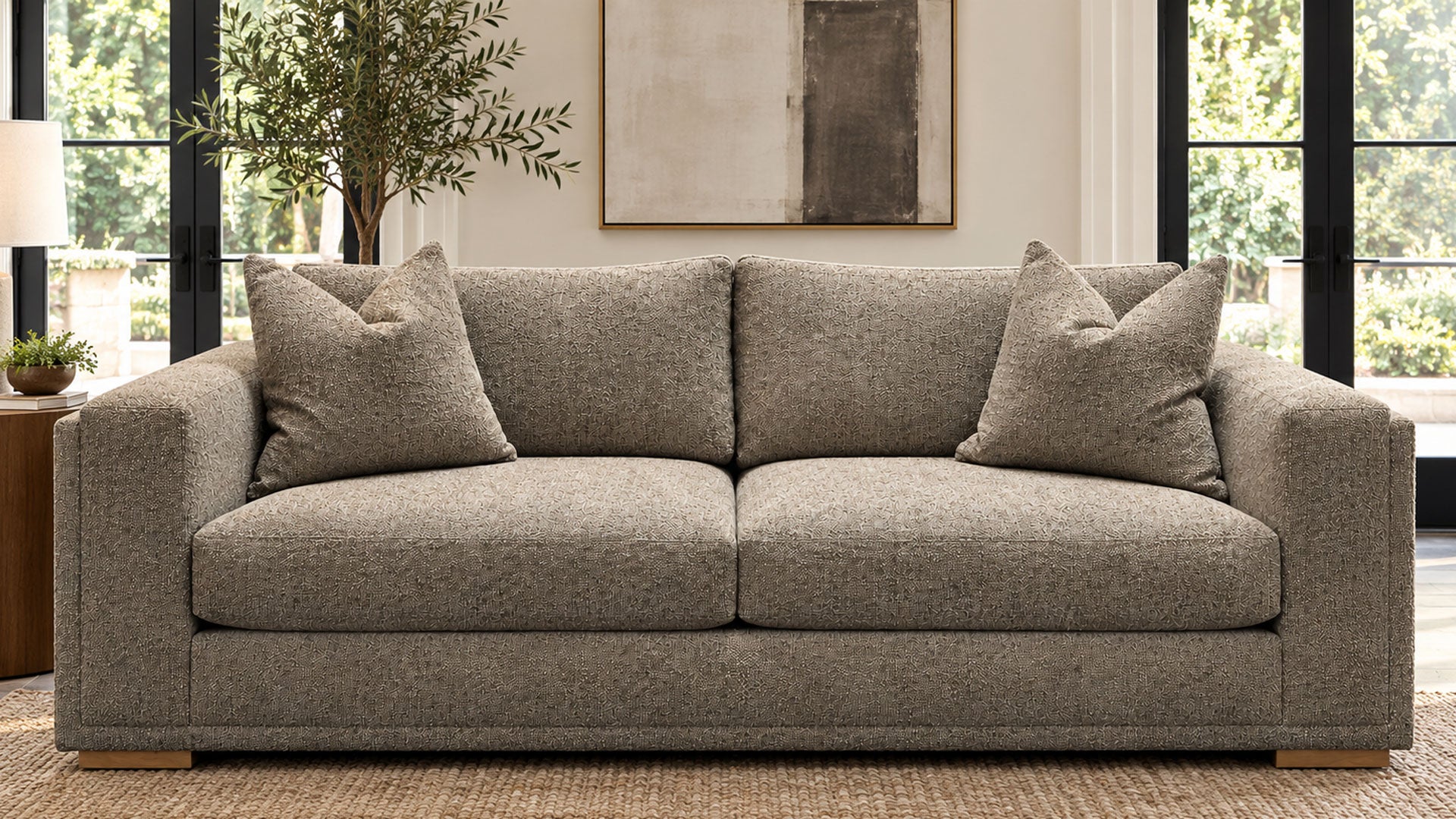Olsen Gellar Earth Sofa | Gallery Furniture