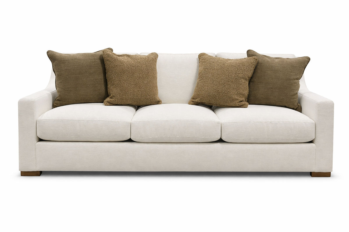 Germain Ice Sofa with Crypton Fabric by Bernhardt | Gallery Furniture
