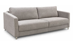 Monika Oliver Chrome King Sleeper Sofa | Gallery Furniture