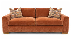 The Edit Grand Sofa in Orange | Gallery Furniture