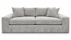 Te Wide Mavern Carbon Queen Sleeper Sofa | Gallery Furniture