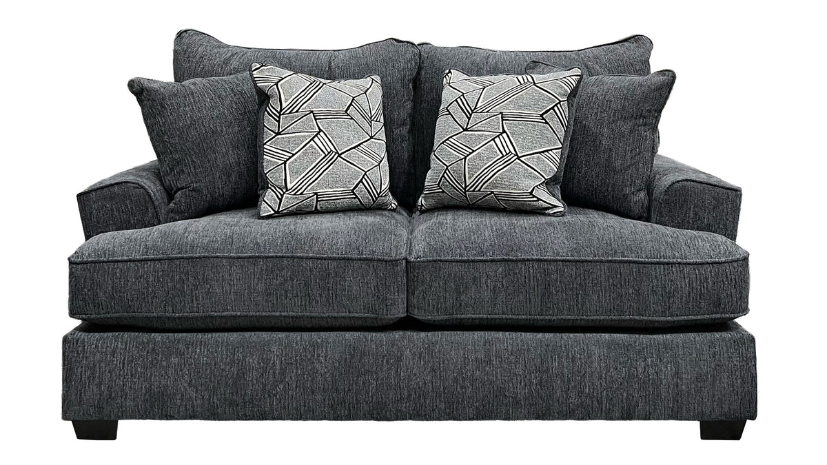 Lancer Charcoal Loveseat