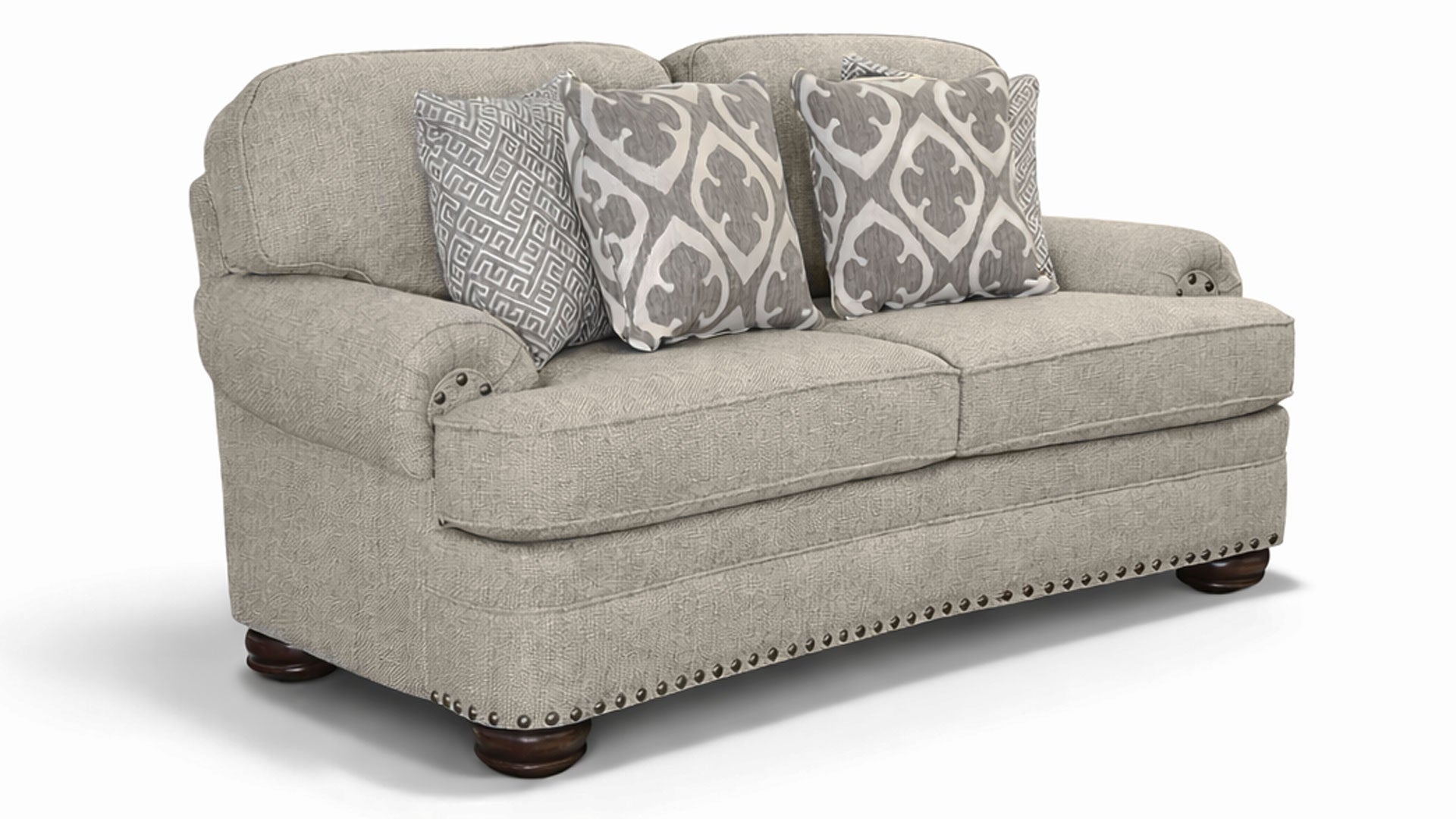 Twine and Twig Fog 2.0 Loveseat