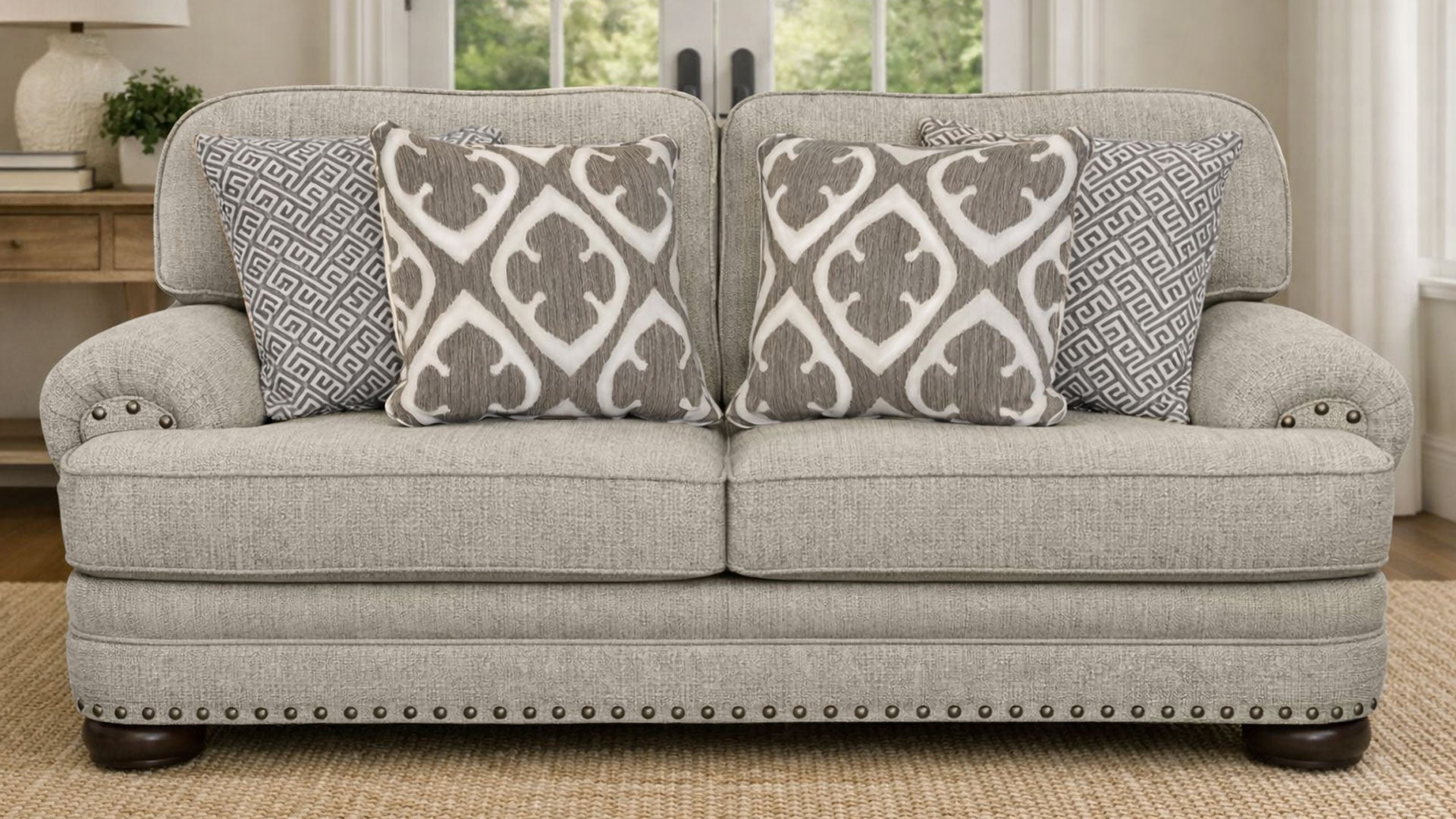 Twine and Twig Fog 2.0 Loveseat
