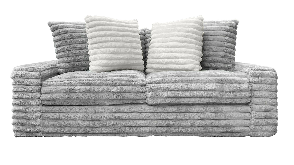 Serene Light Grey Loveseat
