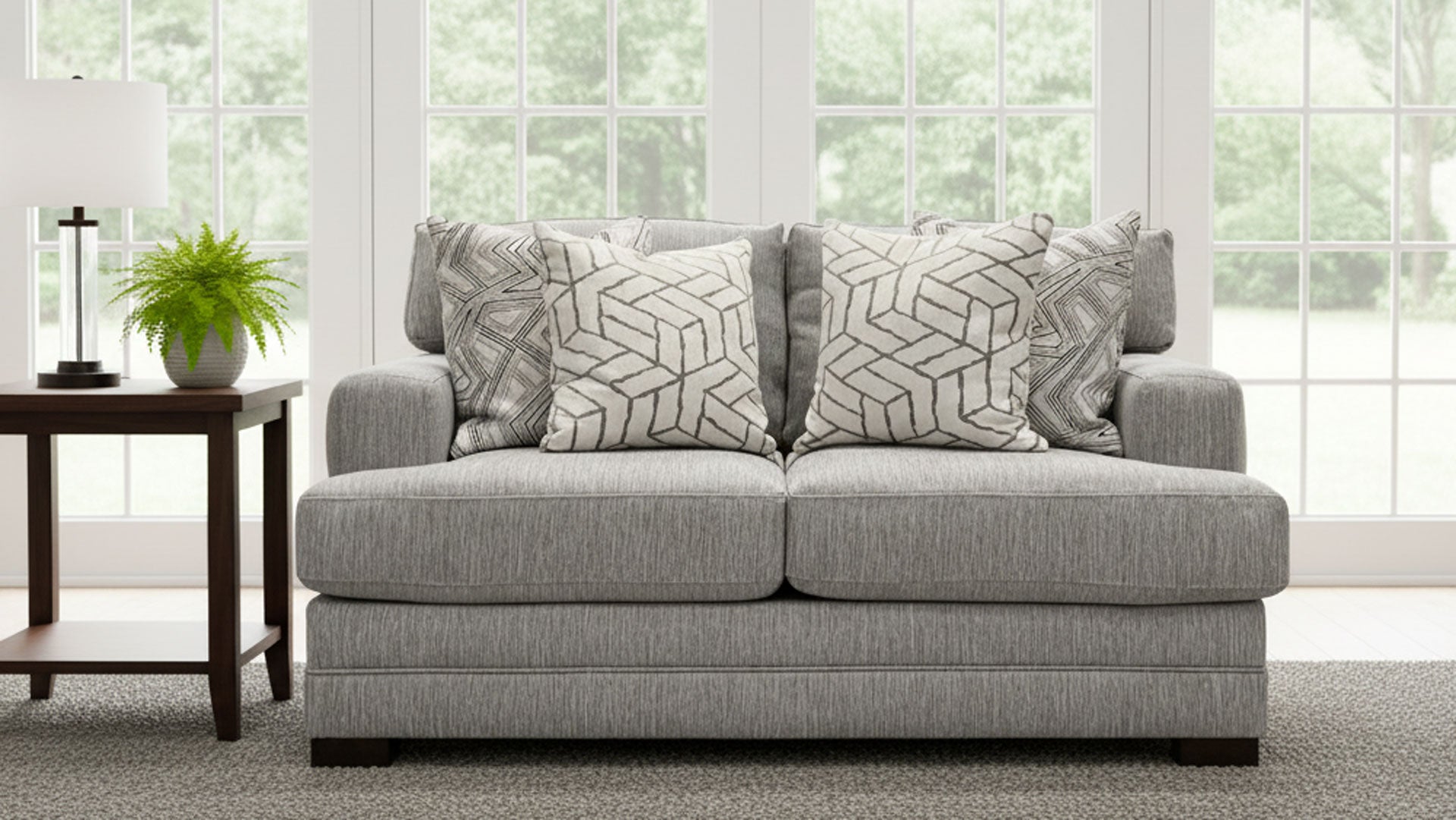 Supreme Pebble Loveseat