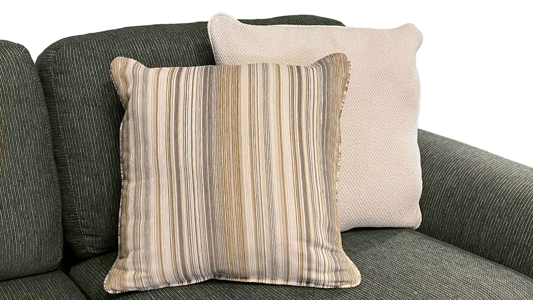 Whisper Rosemary Loveseat Using Revolution Performance Fabric