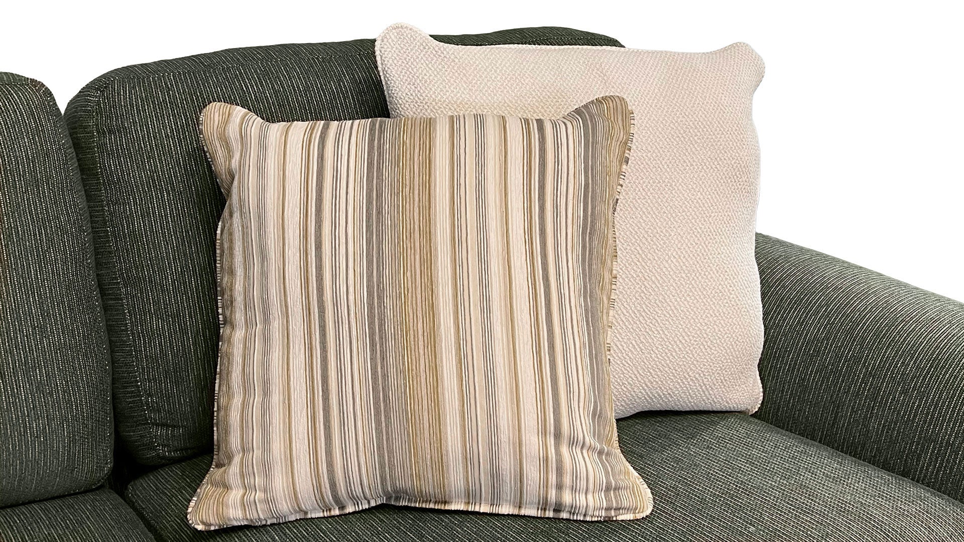 Whisper Rosemary Loveseat Using Revolution Performance Fabric