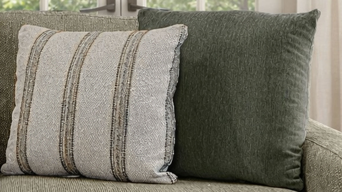 Detail decorative pillows