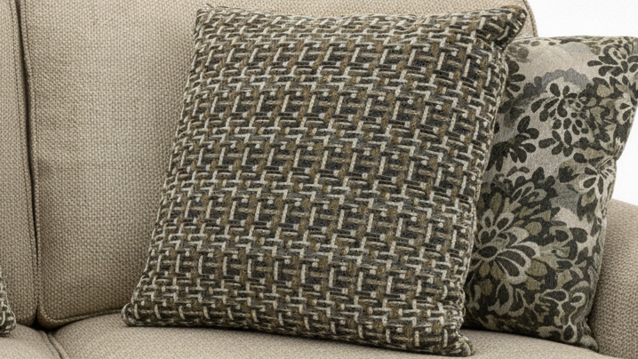 Premier Pebble Performance Fabric - 76" Loveseat - Made in USA