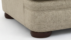 Premier Pebble Performance Fabric - 76" Loveseat - Made in USA