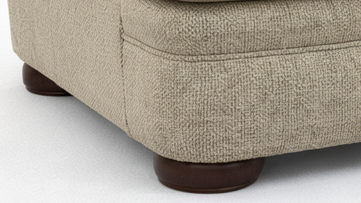 Premier Pebble Performance Fabric - 76" Loveseat - Made in USA