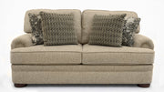 Premier Pebble Performance Fabric - 76" Loveseat - Made in USA