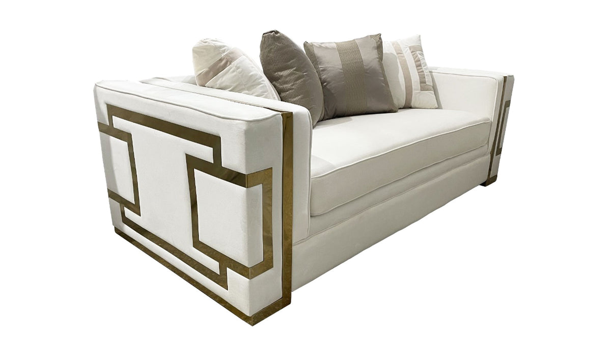 Lawrence Cream Loveseat