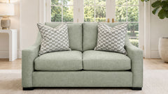 Mint Loveseat with Crypton Performance Fabric by Mayo Furniture | Made in USA | Gallery Furniture