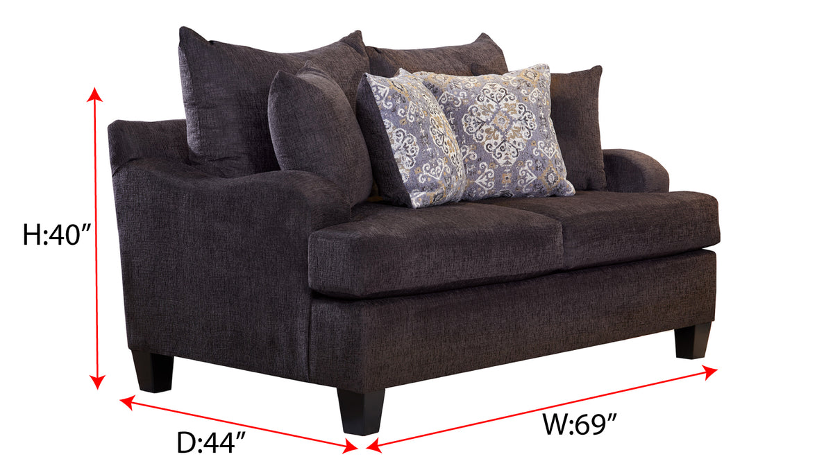 Loveseat Maroni Chocolate