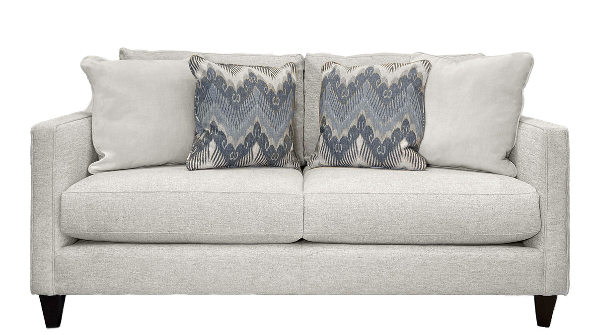 Salome Sand Dollar Loveseat - Contemporary Track Arm Loveseat by Mayo