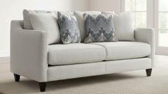 Salome Sand Dollar Loveseat - Contemporary Track Arm Loveseat by Mayo