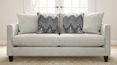Salome Sand Dollar Loveseat - Contemporary Track Arm Loveseat by Mayo