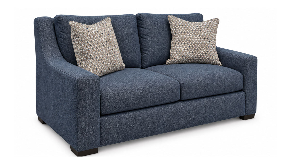 Germain Cobalt Performance Fabric Loveseat |Gallery Furniture