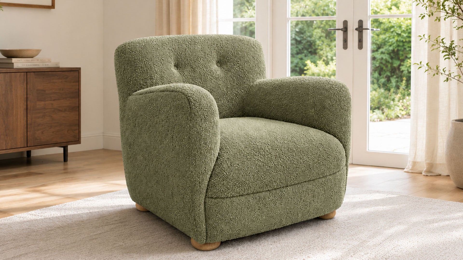 Dorado Accent Chair, Tufted Made in USA | Gallery Furniture