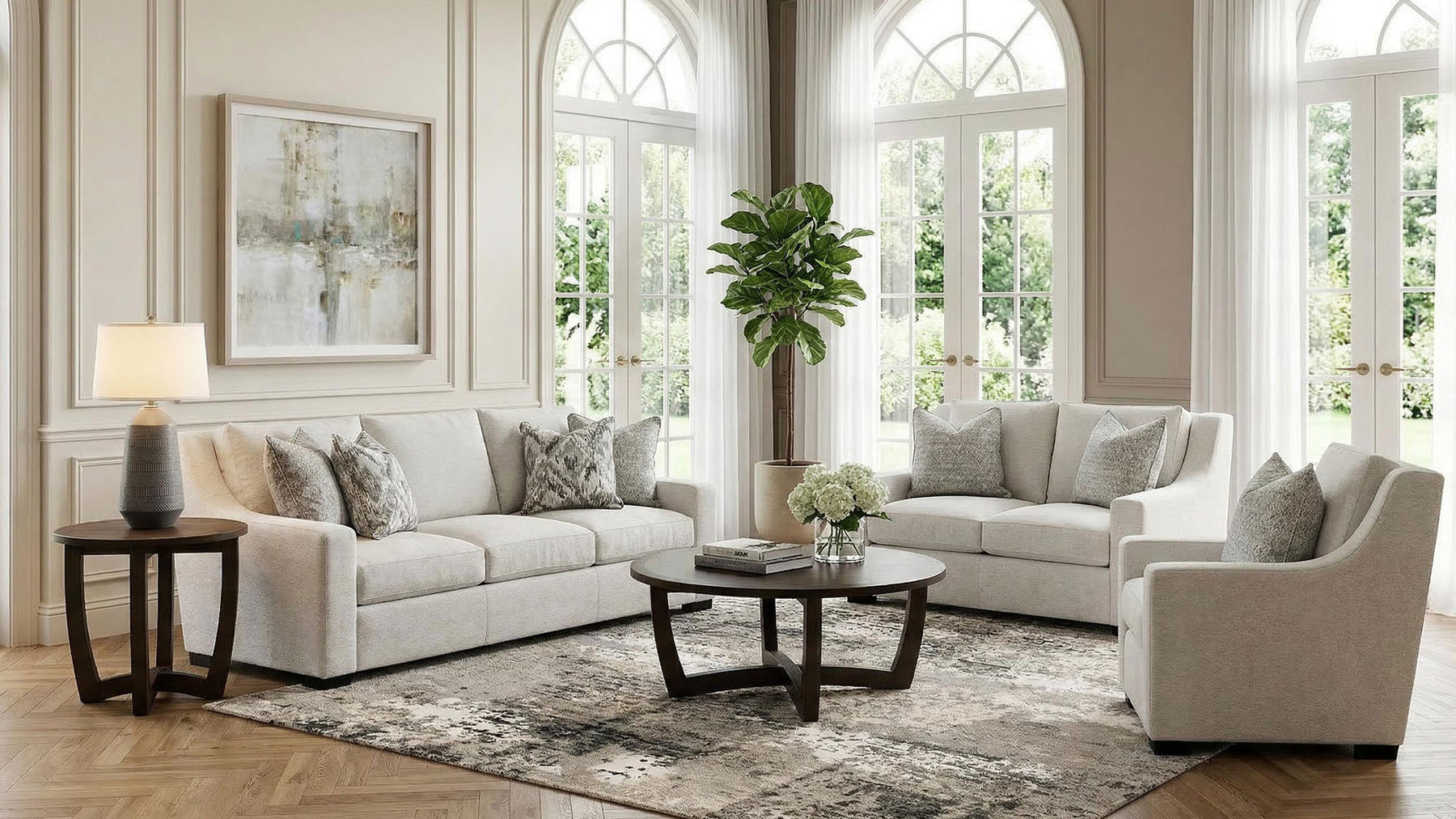 Bernhardt Germain Accent Chair – Luxury Upholstered Armchair Made in USA | Gallery Furniture