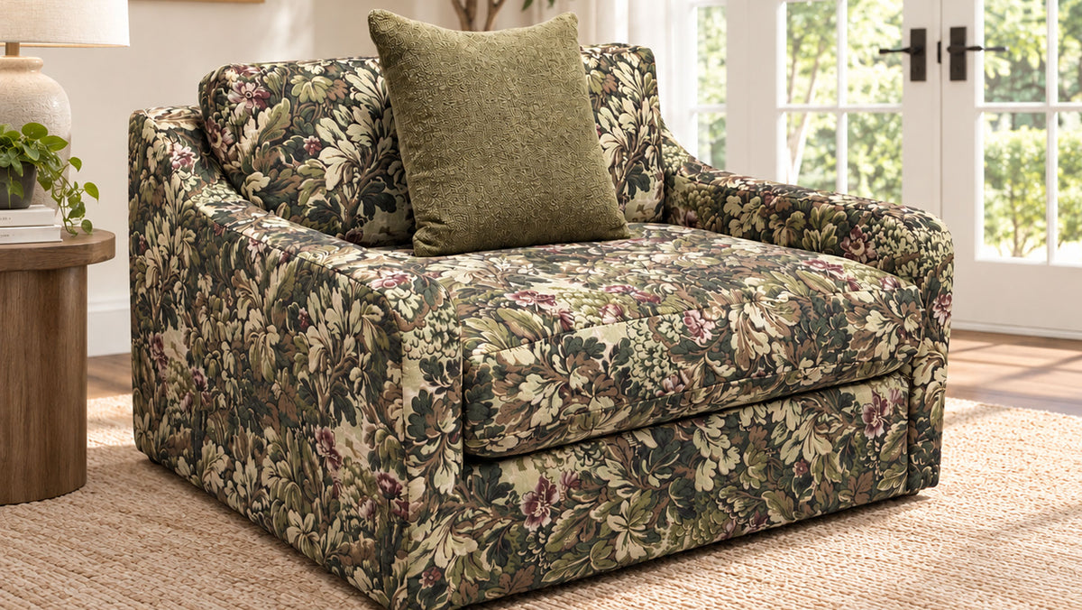 Floral Cozy Chair 1/2 | Gallery Furniture