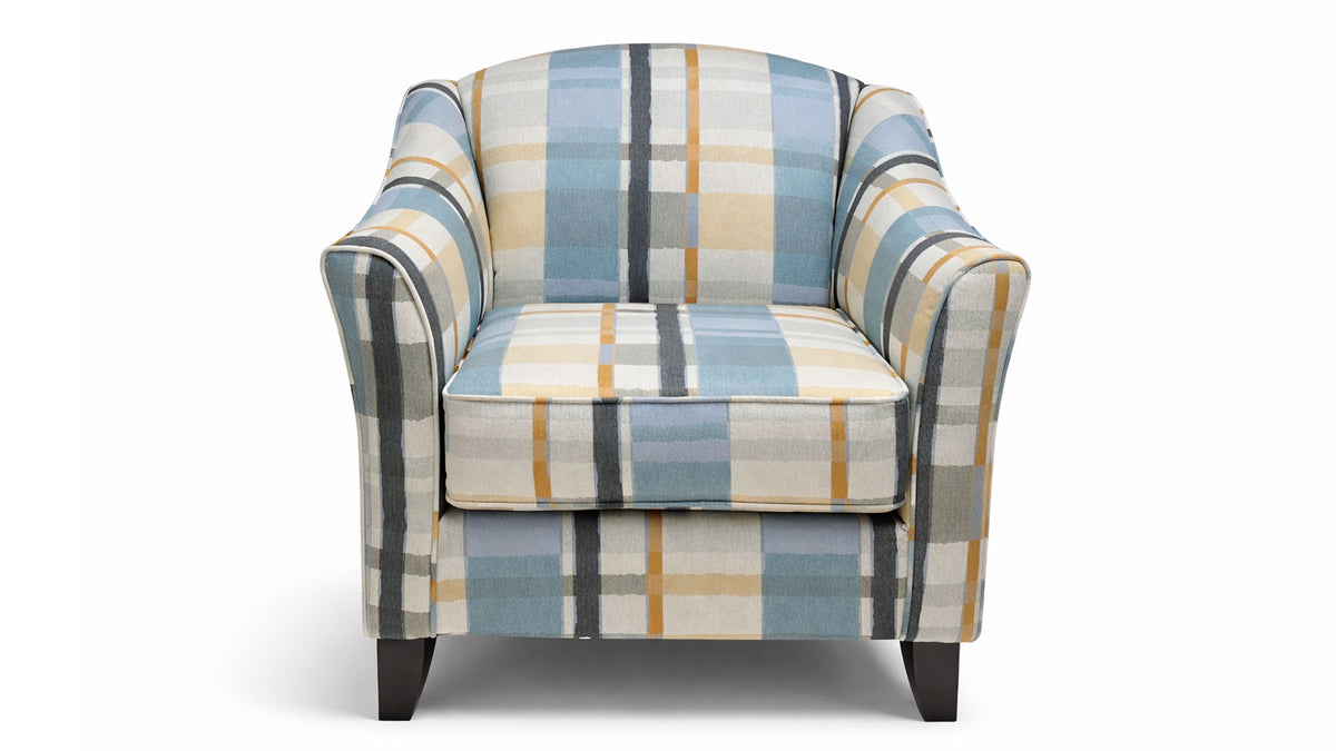 Lucas Glass Accent Chair | Gallery Furniture