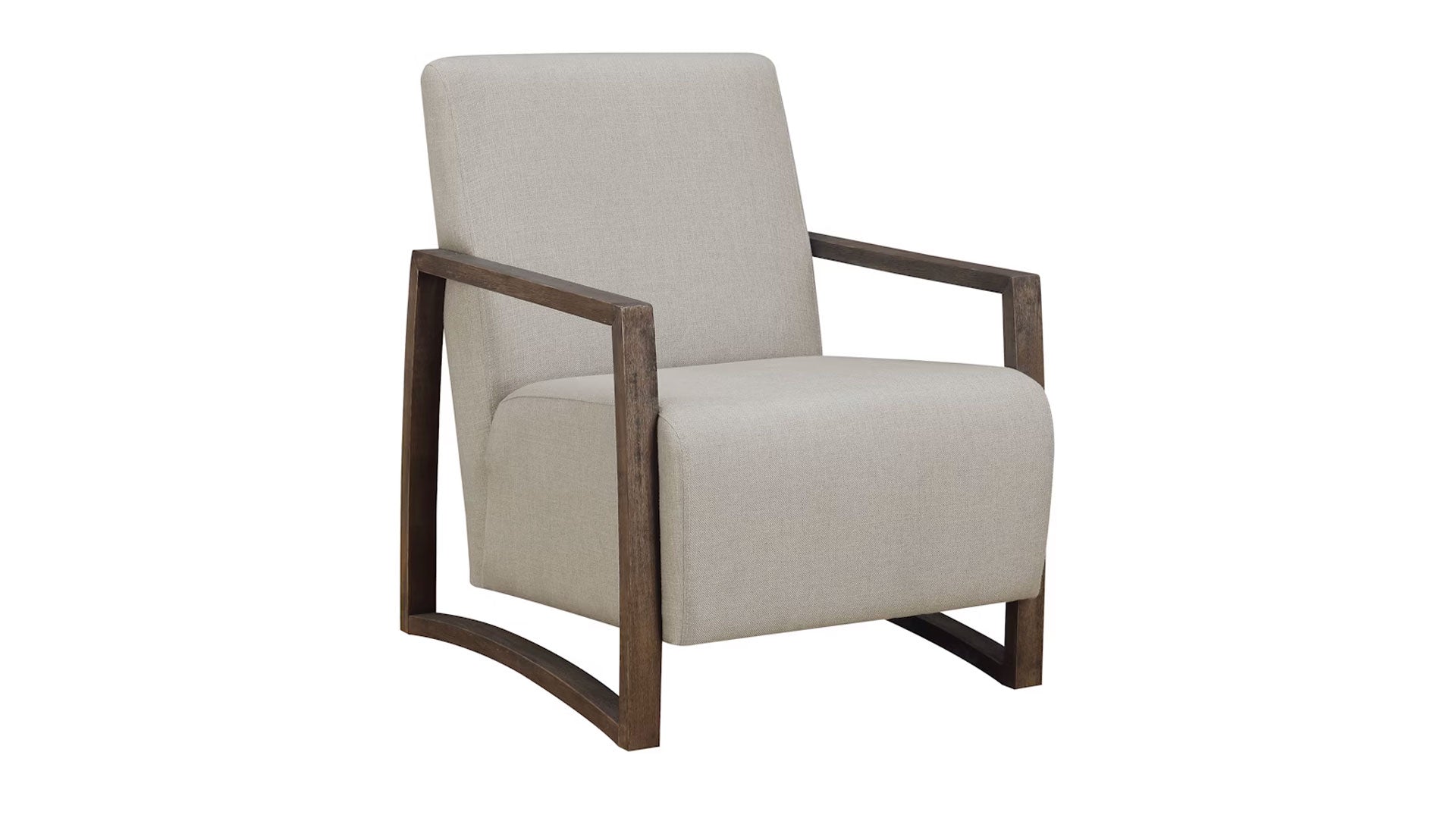 Sillón decorativo Furman: sillón tapizado en color beige para el salón