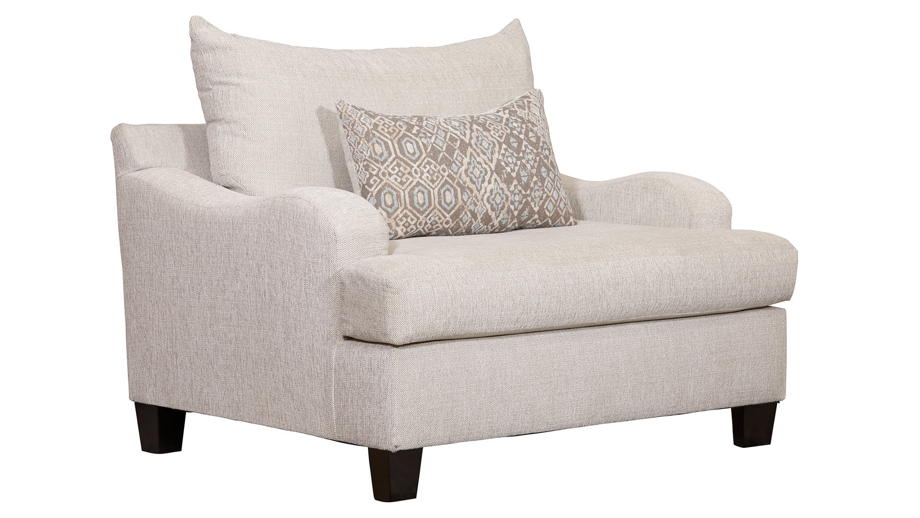 Sillón auxiliar Venus Cream – Sillón tapizado | Fabricado en EE. UU.