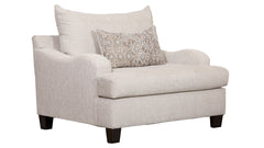 Sillón auxiliar Venus Cream – Sillón tapizado | Fabricado en EE. UU.