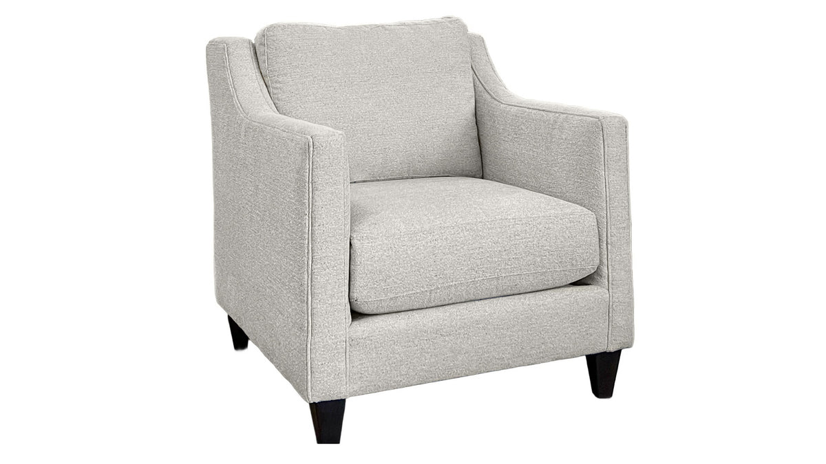 Salome Sand Dollar Accent Chair - Contemporary Track Arm Chair by Mayo