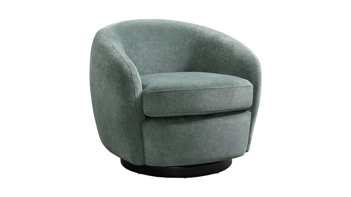 Chanel Bristol Teal Swivel Chair