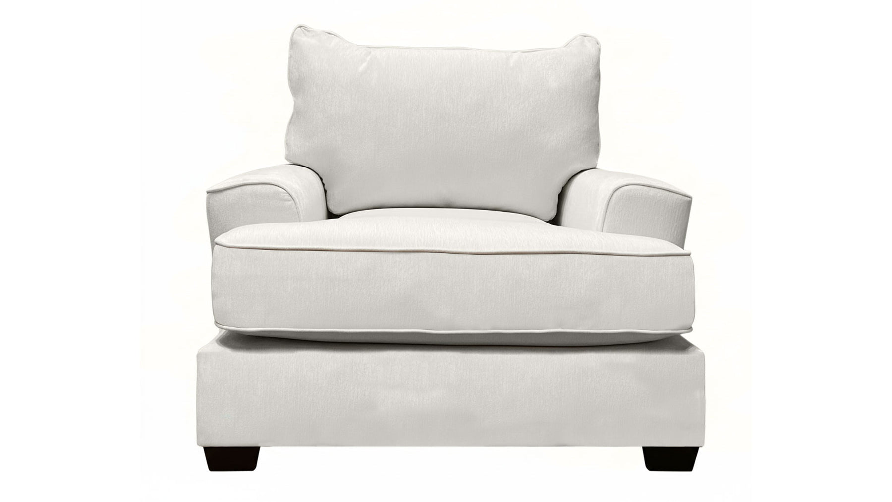 Oracle Cream Accent Chair – Upholstered Armchair with Performance Fabric | Made in USA