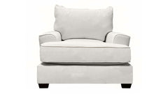 Oracle Cream Accent Chair – Upholstered Armchair with Performance Fabric | Made in USA