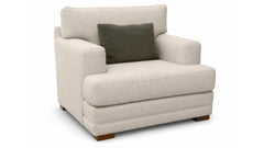 Tweed Oatmeal Chair by Mayo | Made in USA Sofa | Gallery Furniture