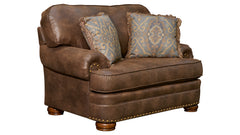Elk Brown Microfiber Chair