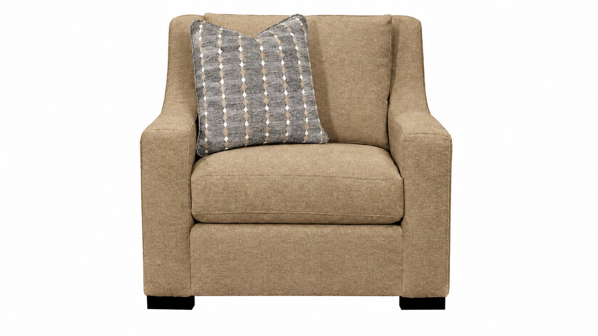 Bernhardt Germain Amber Accent Chair – Luxury Upholstered Armchair Made in USA