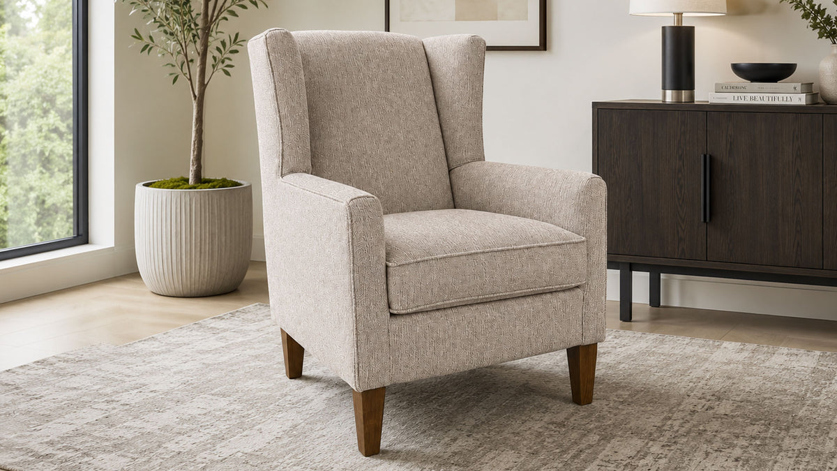 Donegal Tweed Tint Accent Chair by Mayo Furniture | Made in USA | Gallery Furniture