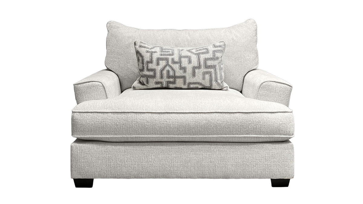 Gallery Furniture Designs: Silla Lancer Snow | Fabricada en EE. UU. | Tejido de textura suave