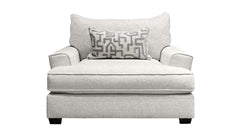 Gallery Furniture Designs: Silla Lancer Snow | Fabricada en EE. UU. | Tejido de textura suave