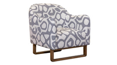 Fitz Geometric Accent Chair – Modern Upholstered Occasional Chair | Gallery Furniture